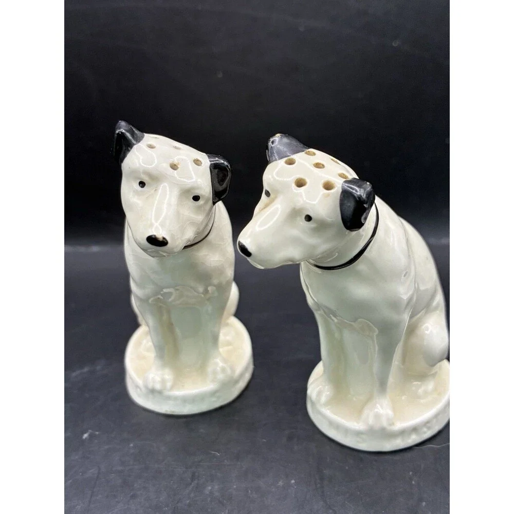 Antique Lenox RCA Victor salt & pepper shakers - Nipper 